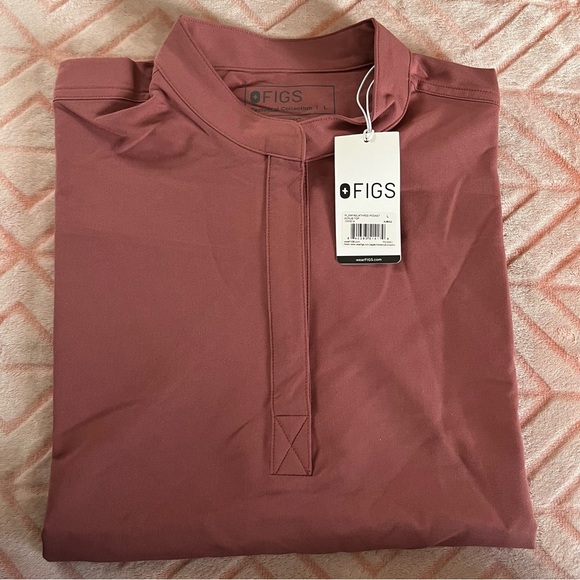 FIGS- Rafaela Oversized Scrub Top in mauve - Picture 2 of 6